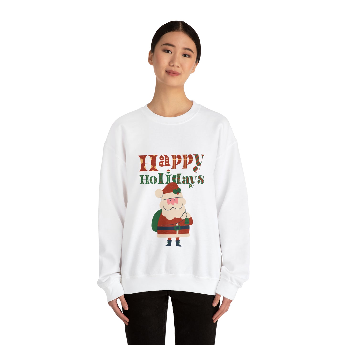 Unisex Heavy Blend™ Crewneck Sweatshirt Merry Christmas Santa