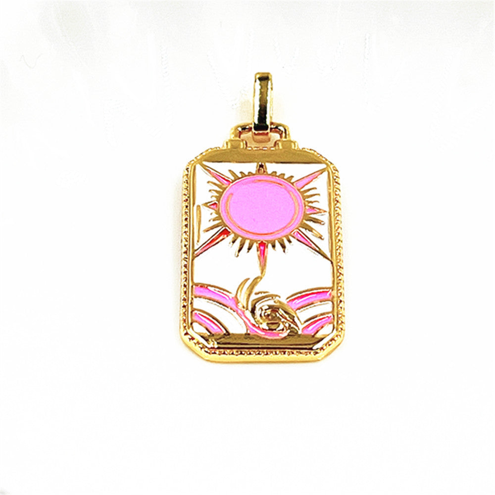Women's Fashion Drip Tarot Pendant Necklace