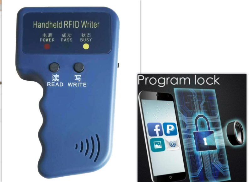 Anillo NFC inteligente multifuncional a la moda