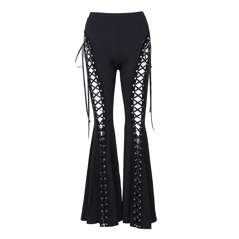 Women's Trendy Corns Strap Bell-bottom Pants