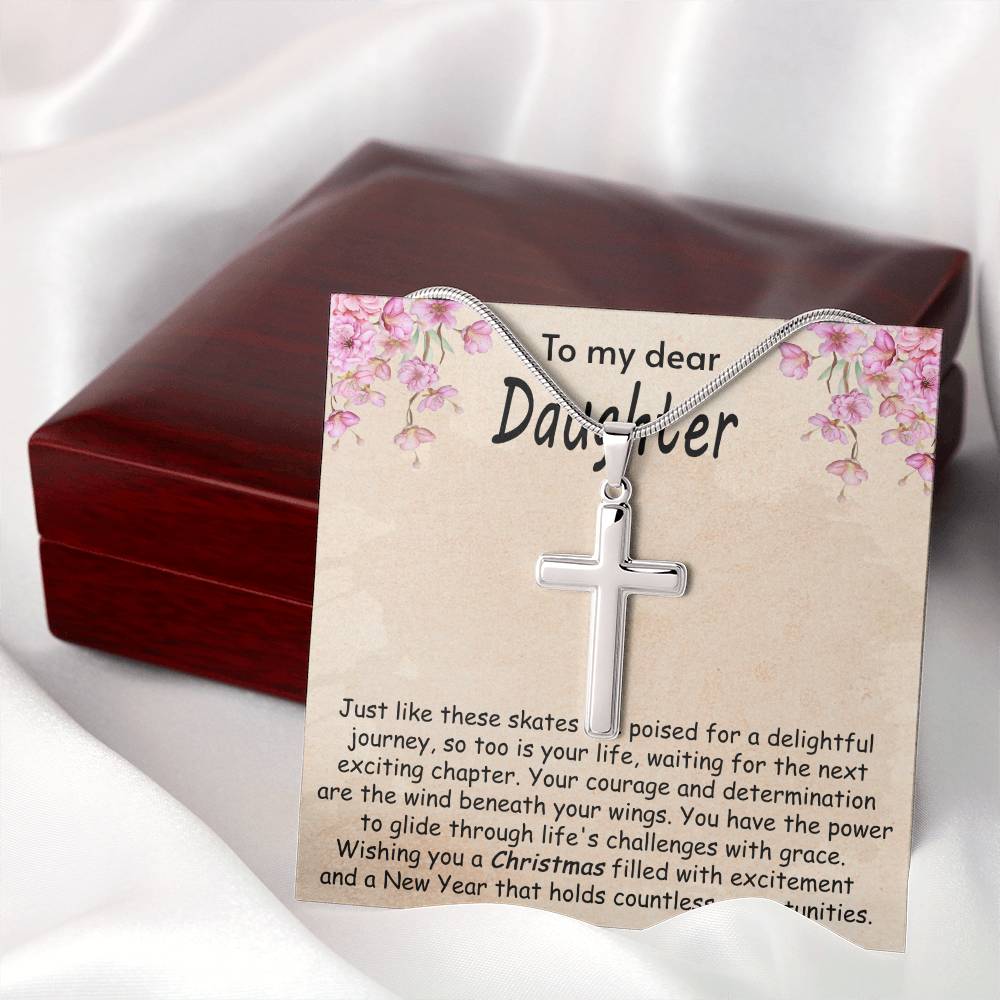 Stainless Cross Necklace - Delightful Journey Daughter