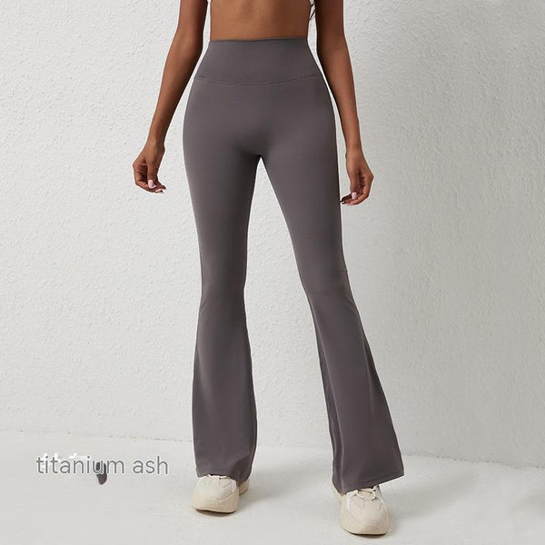 Peach Bellbottom Pants Women's Yoga High Waist GBH Shop