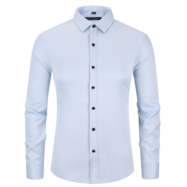 Camisa de hombre antiarrugas