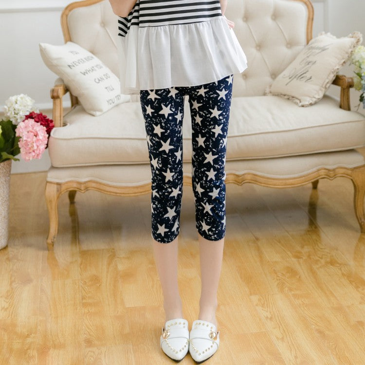 Thin Stretch Milk Silk Brushed Cropped Oversized Leggings