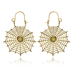 Pendientes de telaraña hueca