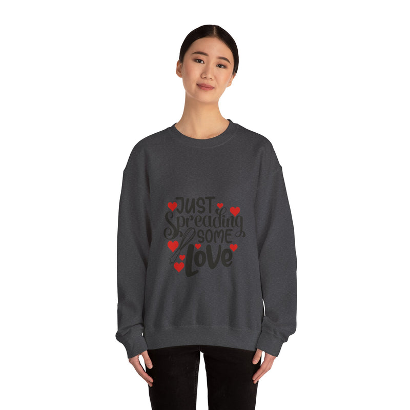 Just Spreading Some Love - Unisex Heavy Blend™ Crewneck Sweatshirt