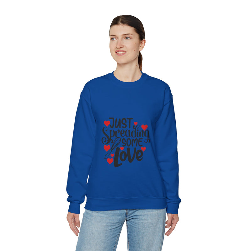 Just Spreading Some Love - Unisex Heavy Blend™ Crewneck Sweatshirt