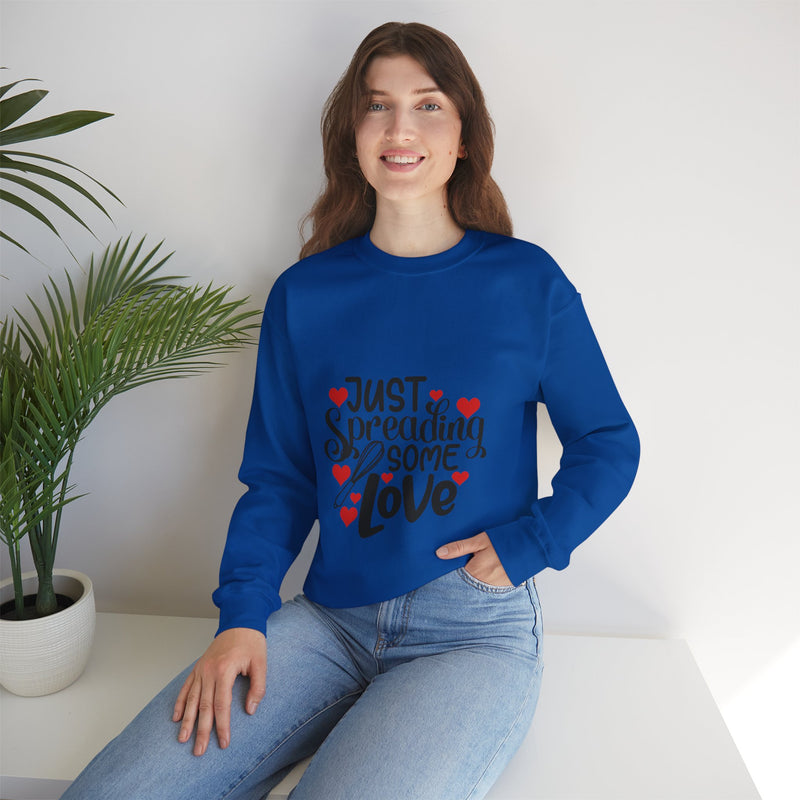Just Spreading Some Love - Unisex Heavy Blend™ Crewneck Sweatshirt