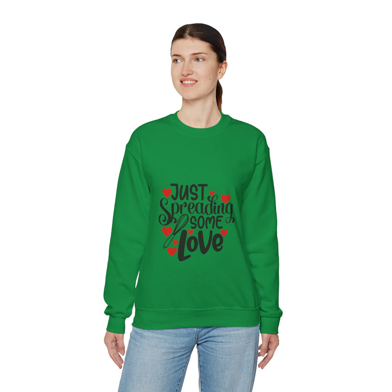 Just Spreading Some Love - Unisex Heavy Blend™ Crewneck Sweatshirt