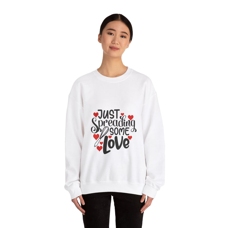 Just Spreading Some Love - Unisex Heavy Blend™ Crewneck Sweatshirt