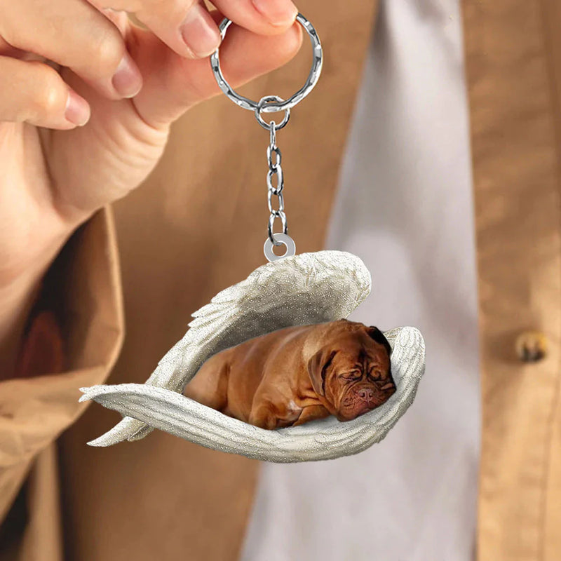 Llavero acrílico con forma de perro lindo de moda creativa