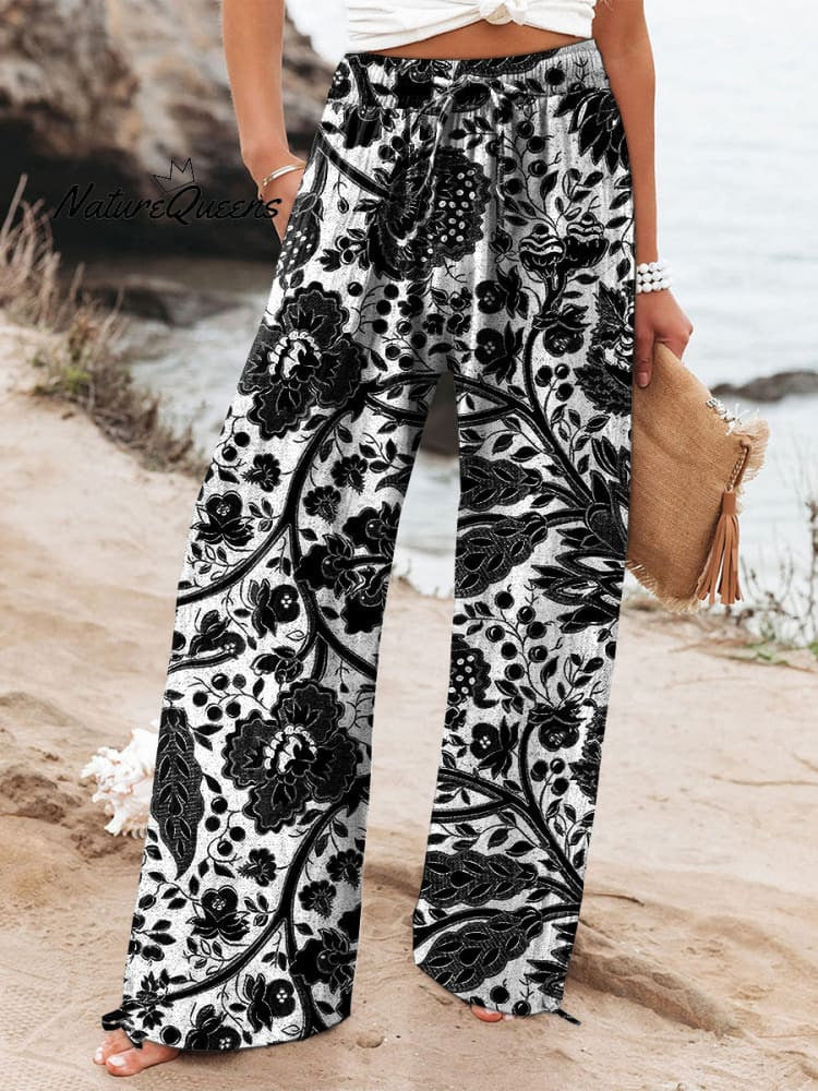 Casual Wide Leg Sports Trousers