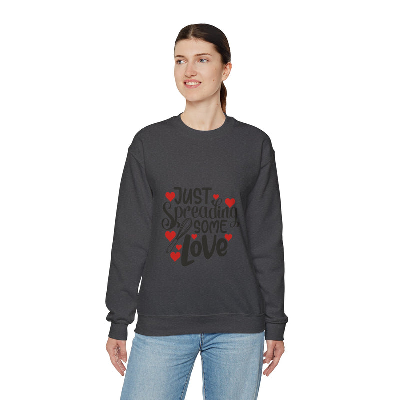 Just Spreading Some Love - Unisex Heavy Blend™ Crewneck Sweatshirt