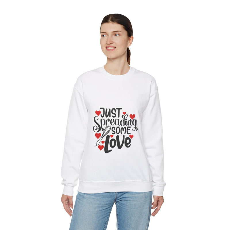 Just Spreading Some Love - Unisex Heavy Blend™ Crewneck Sweatshirt