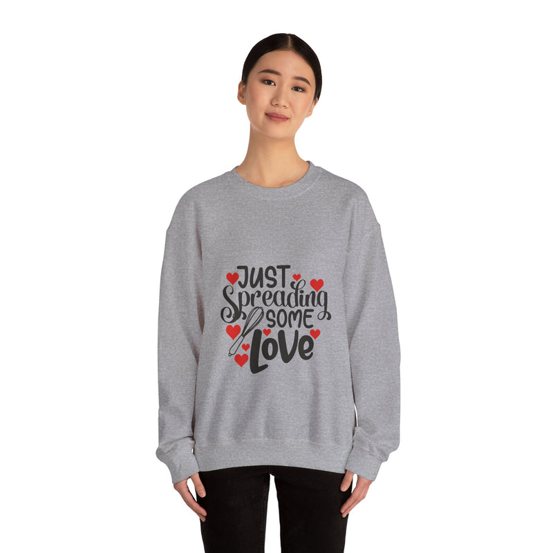 Just Spreading Some Love - Unisex Heavy Blend™ Crewneck Sweatshirt