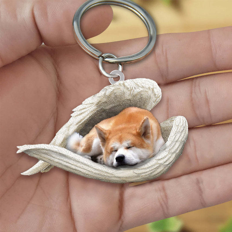 Llavero acrílico con forma de perro lindo de moda creativa