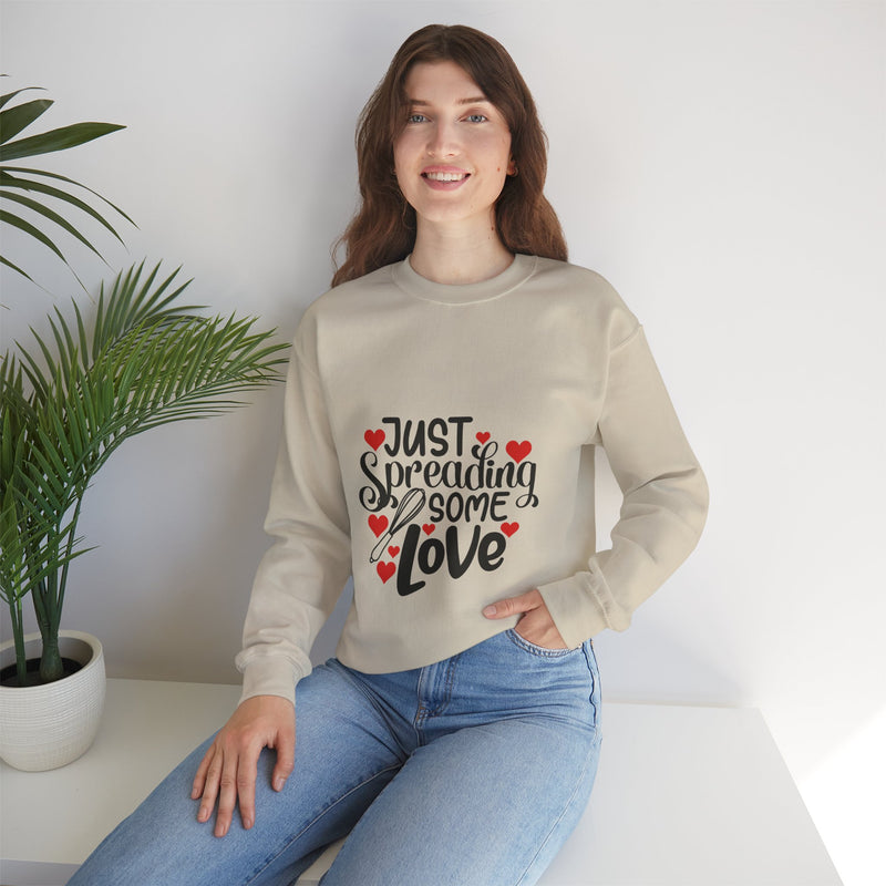 Just Spreading Some Love - Unisex Heavy Blend™ Crewneck Sweatshirt