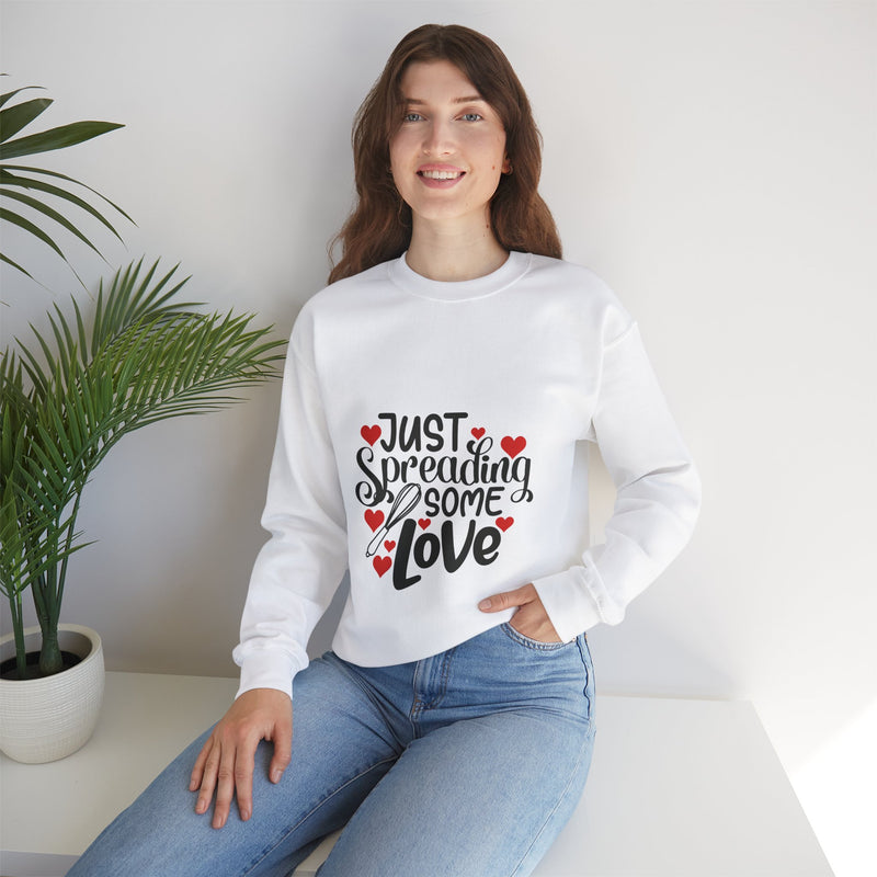 Just Spreading Some Love - Unisex Heavy Blend™ Crewneck Sweatshirt