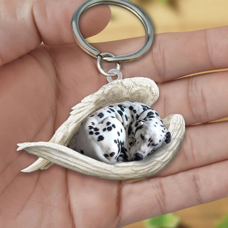 Llavero acrílico con forma de perro lindo de moda creativa