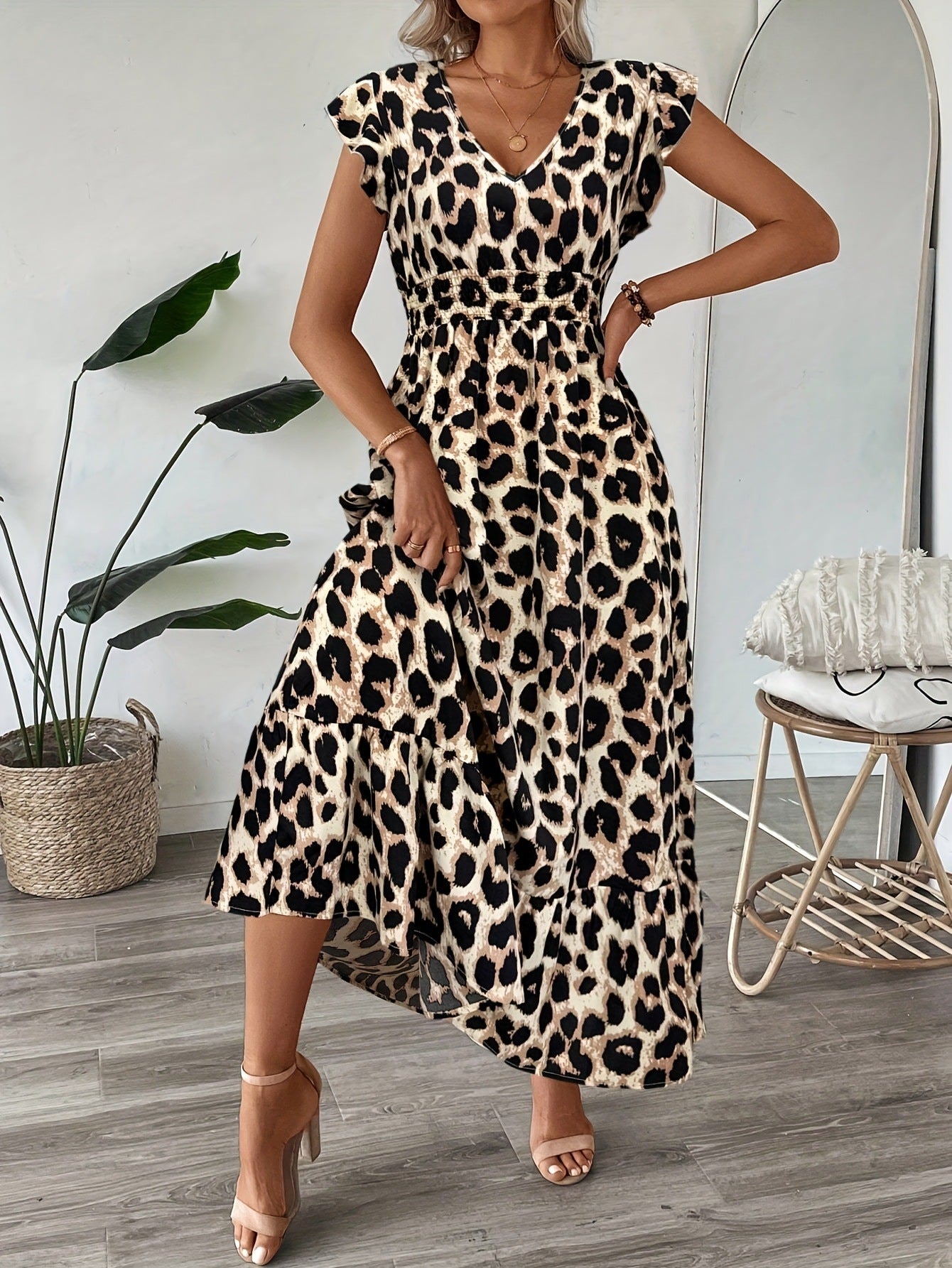 Waist-tight Long Women's Dress