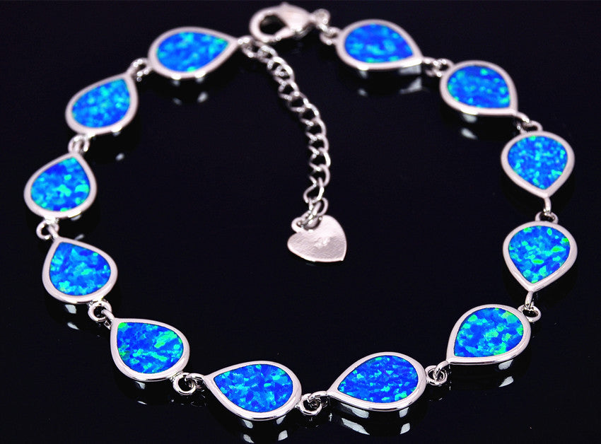 8mm Rhinestone Bracelet Fashion Round Drop Shape Bracelet