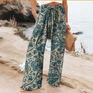 Casual Wide Leg Sports Trousers