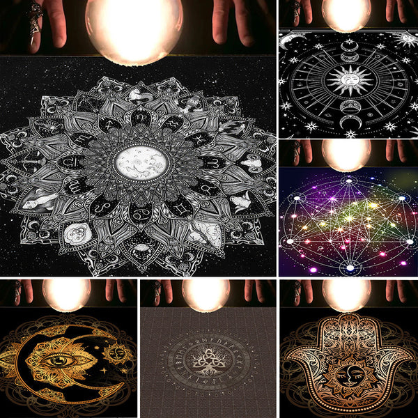 Tarot Tarot Tablecloth Cloth Cushion Moon Sun Lucky Tree Velvet