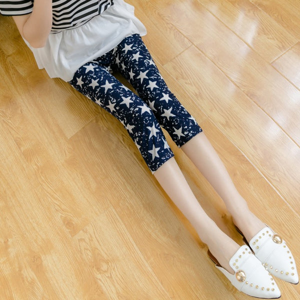 Leggings extragrandes cortos cepillados de seda de leche elásticos finos