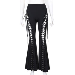 Women's Trendy Corns Strap Bell-bottom Pants