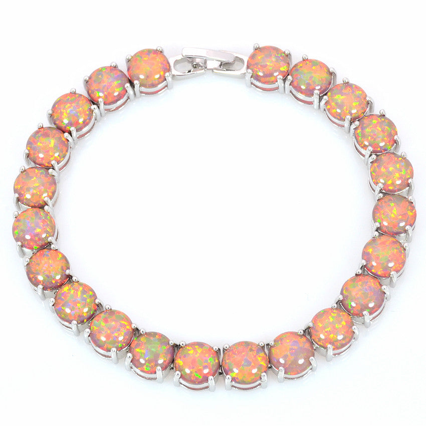 8mm Rhinestone Bracelet Fashion Round Drop Shape Bracelet