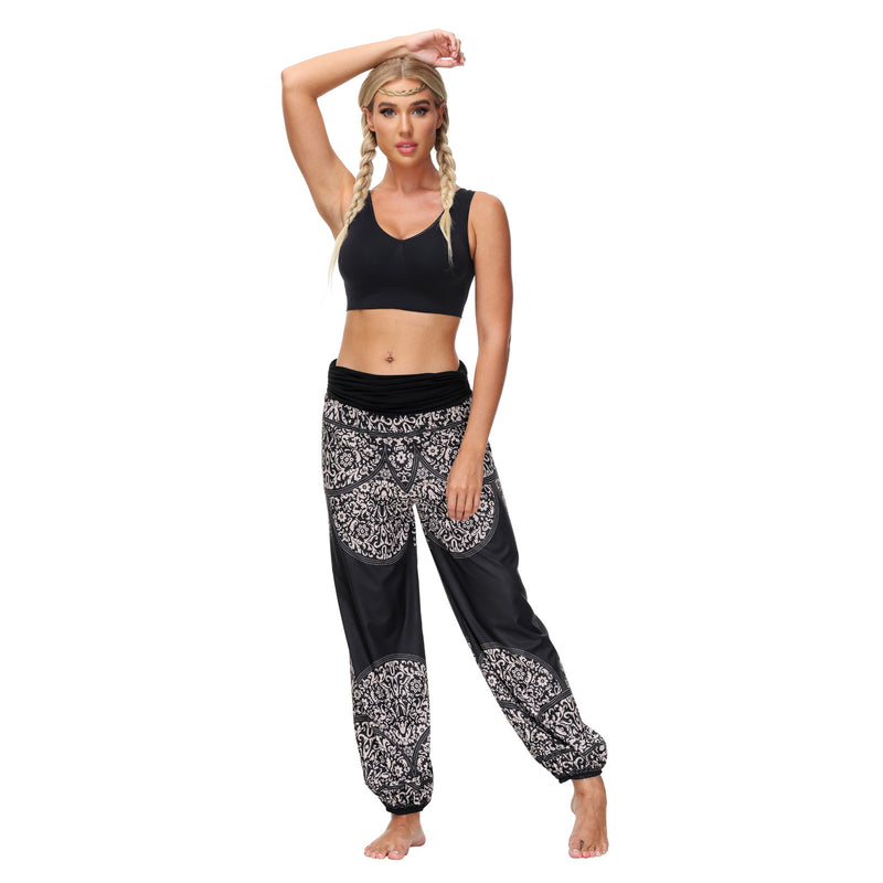 Totem Digital Floral Print Casual Jumpsuit