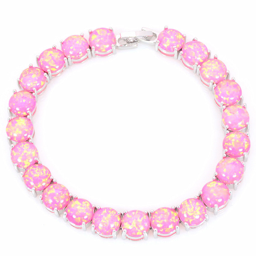 8mm Rhinestone Bracelet Fashion Round Drop Shape Bracelet