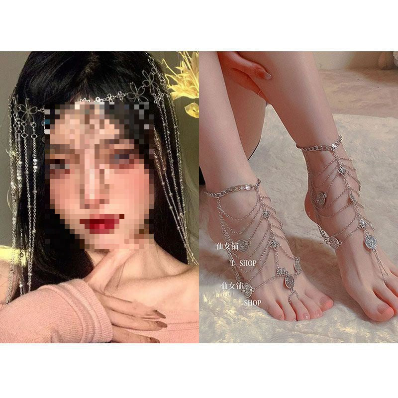 Anklet Girl's High-grade Exotic Retro