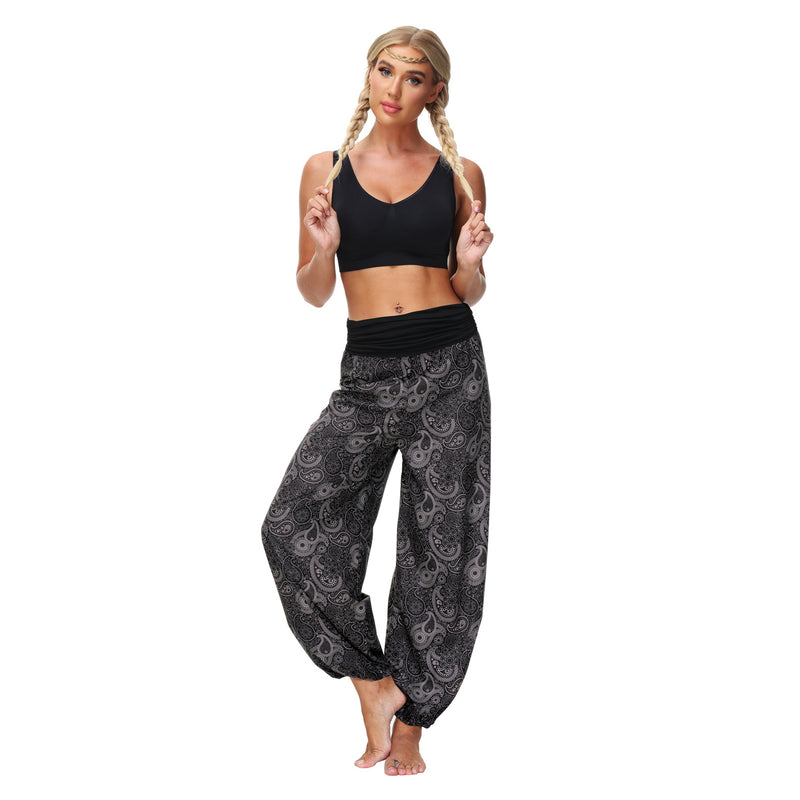 Totem Digital Floral Print Casual Jumpsuit