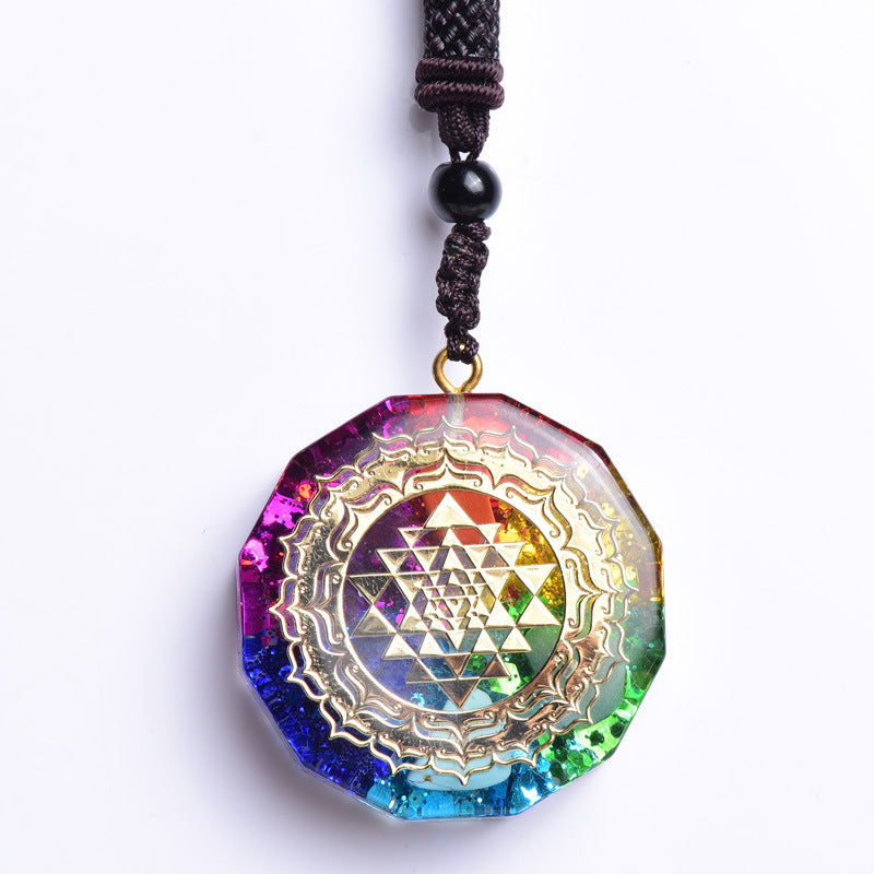 Men's And Women's Fashion Simple Geometric Pendant Necklace