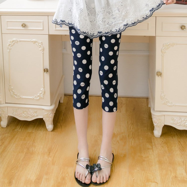 Thin Stretch Milk Silk Brushed Cropped Oversized Leggings