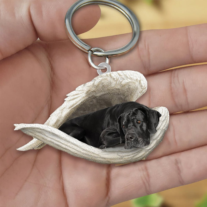 Llavero acrílico con forma de perro lindo de moda creativa