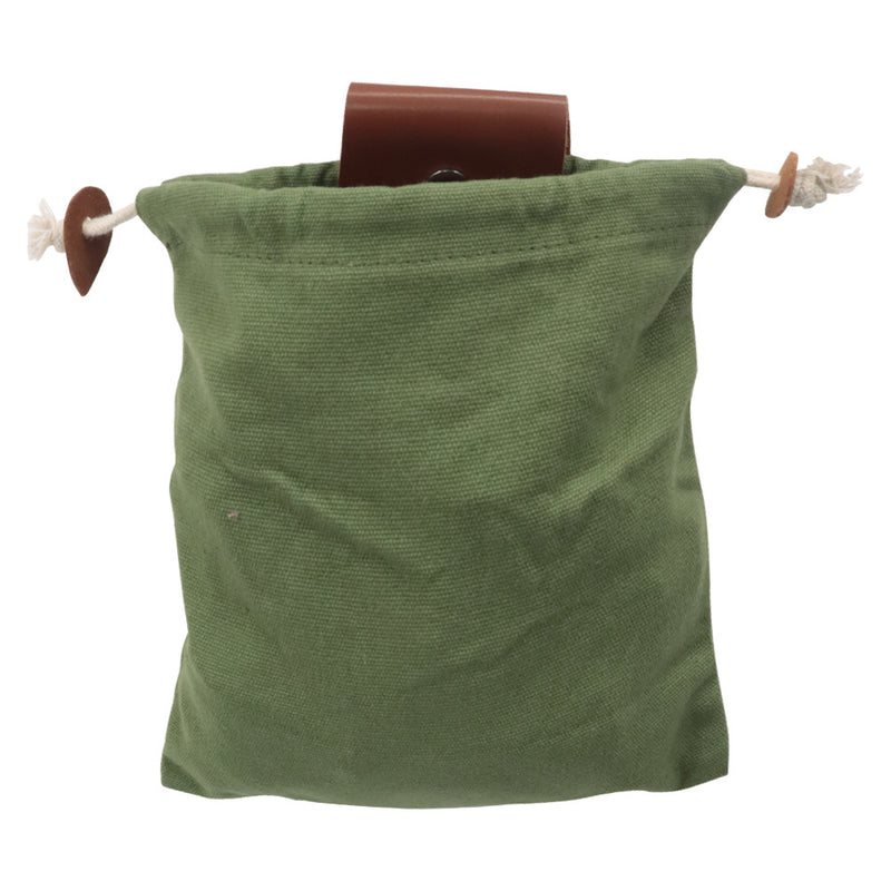 Bolsa de forraje de cuero, bolsa de forraje de setas, bolsa de forraje de lona plegable para senderismo, Camping, caza, bolsa de forraje