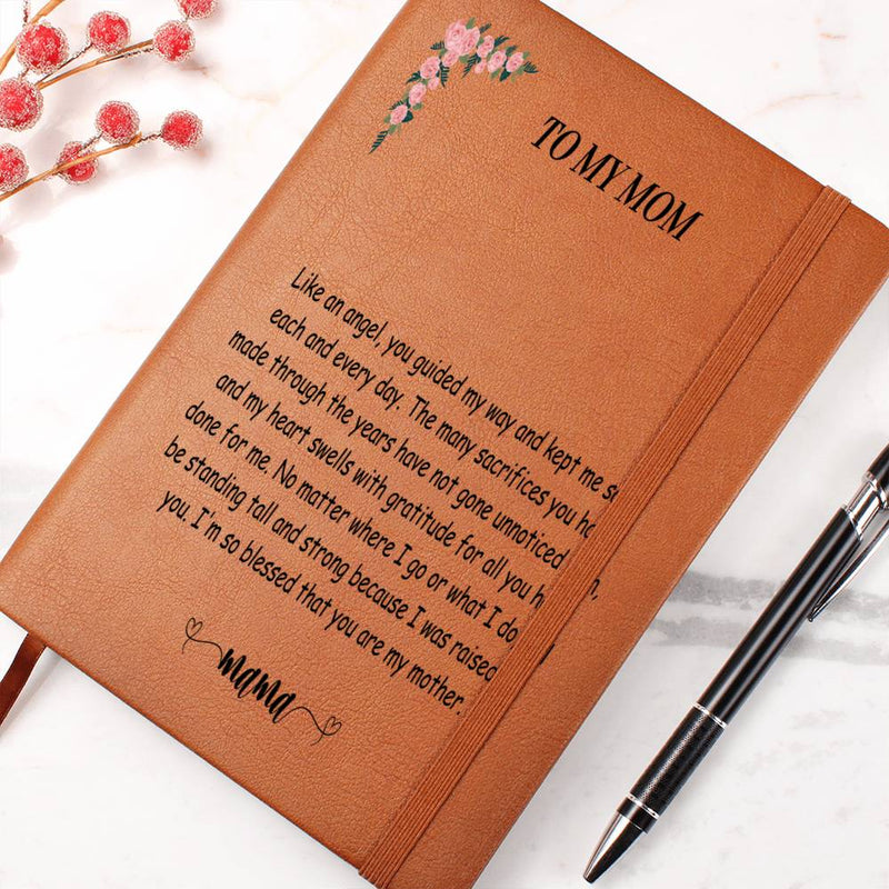 Engraved Journal - Like an Angel Mom
