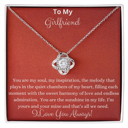 Love Knot Necklace - My Inspiration Girlfriend