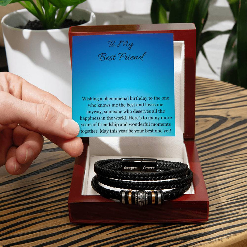 Pulsera Love You Forever - Quién me conoce mejor amigo