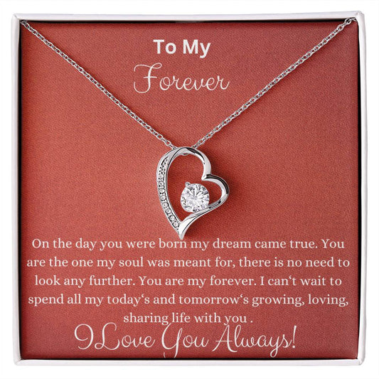 To My Soulmate Necklace For Women, 