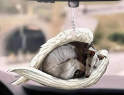 Llavero acrílico con forma de perro lindo de moda creativa