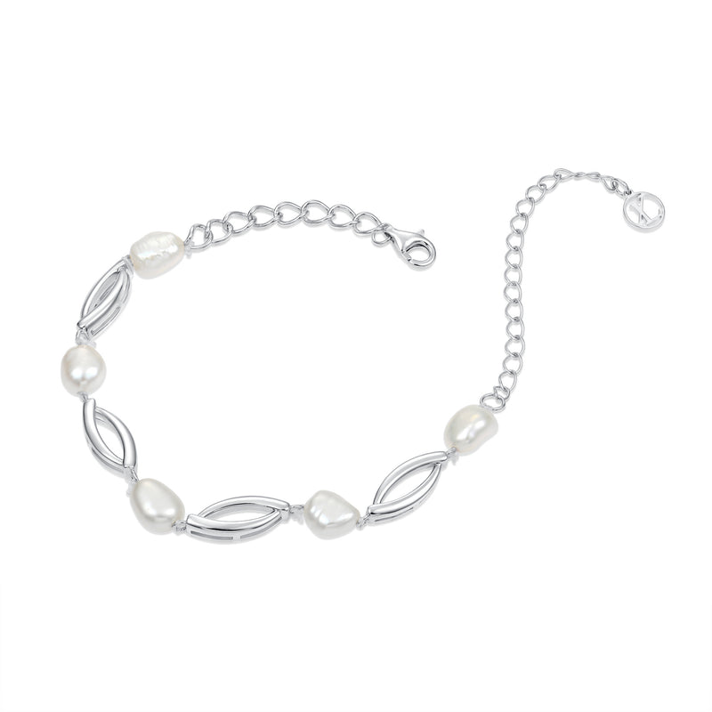Women's Fashion Simple Baroque Pearl Bracelet