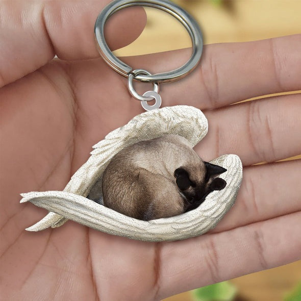 Llavero acrílico con forma de perro lindo de moda creativa