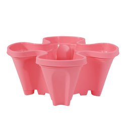 El Lavabo Tridimensional De Fresa De Cuatro Pétalos Se Puede Superponer En El Balcón