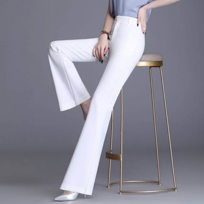 White High-waist Women's Pendant Loose Casual Pants